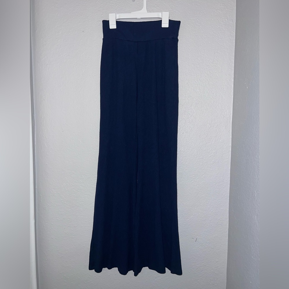Abercrombie & Fitch Women Flare Wide Leg Knit Pants